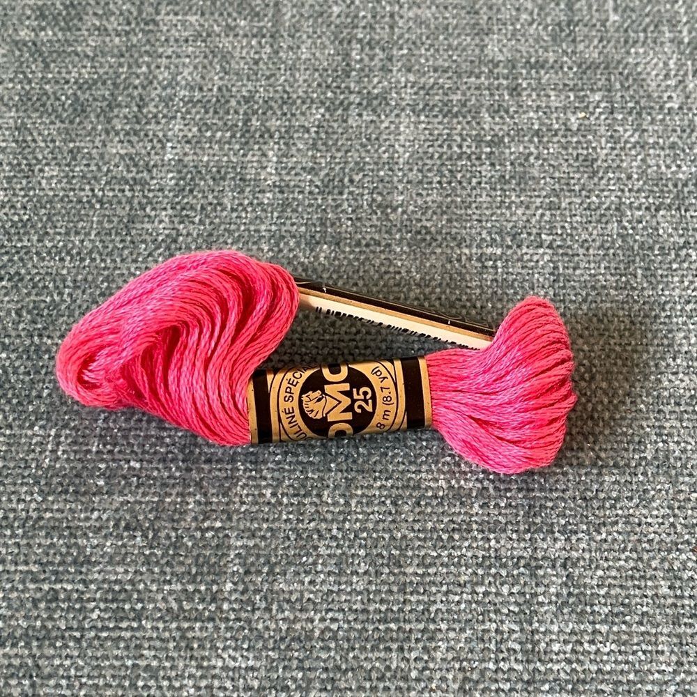 Pink Needlepoint Thread Yarn